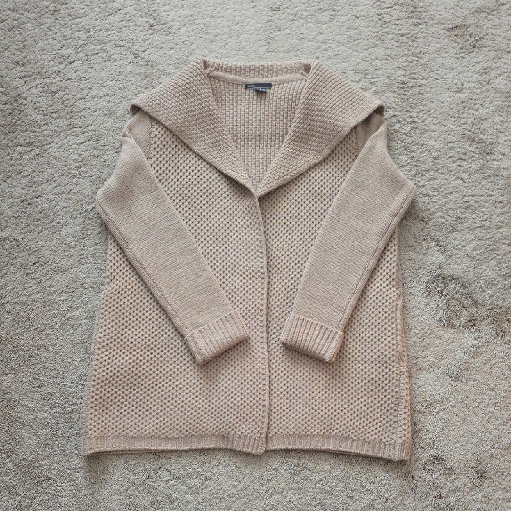 Vince Women's Beige Cardigan Sweater